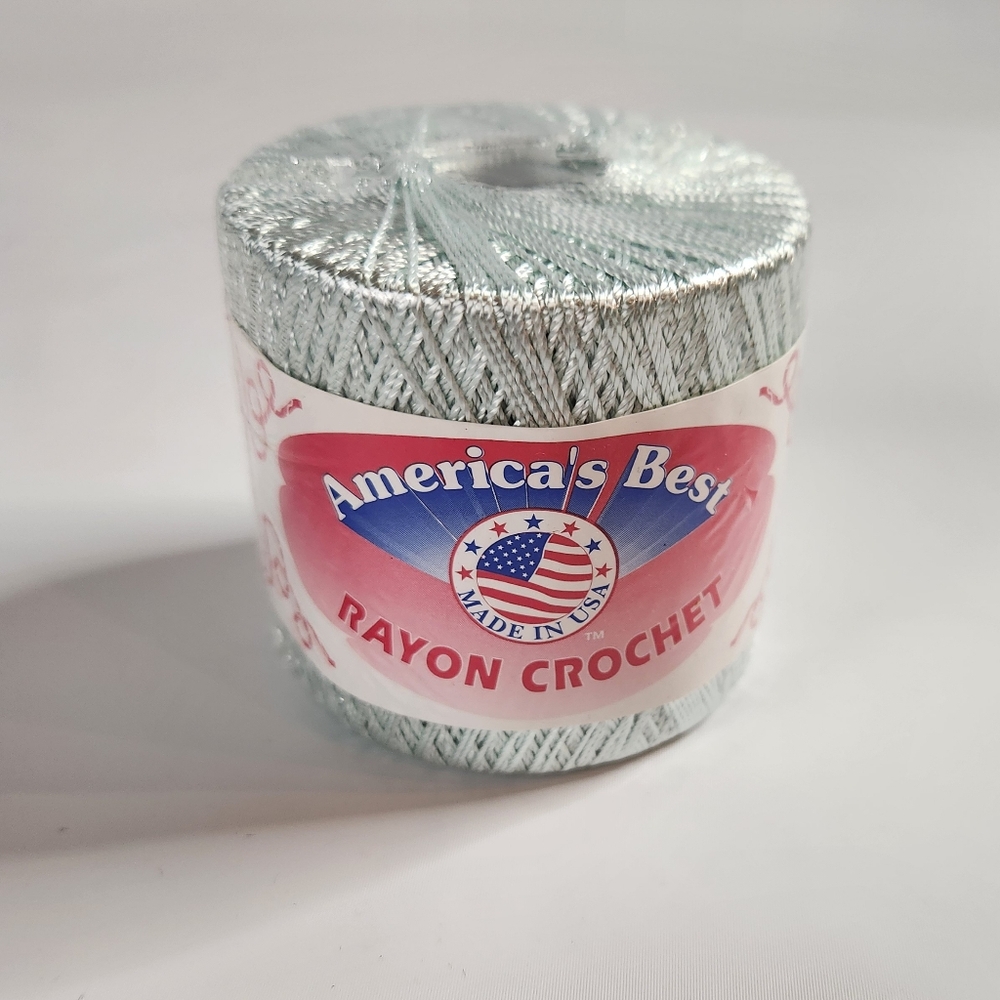 America's Best Rayon Crochet Embroidery Thread 100y Color 22 Light Aqua 8968